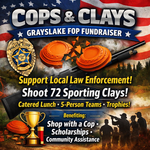 Cops and Clays Grayslake FOP Fundraiser May 15 at Northbrook Sports Club