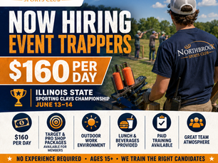 Trappers Needed June 13-14 - $160 per day