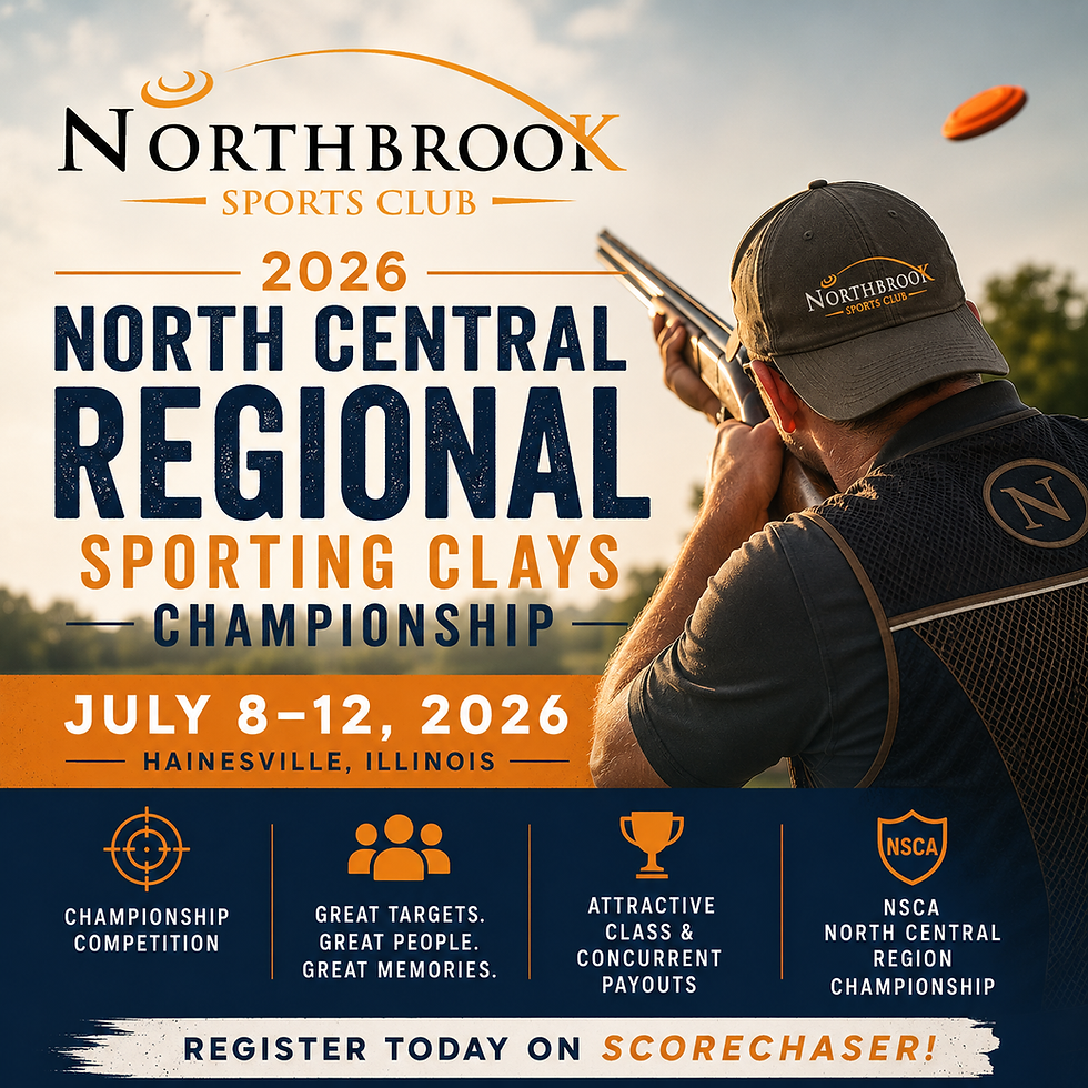 2026 North Central Regional Sporting Clays Championship July 8-12 2026