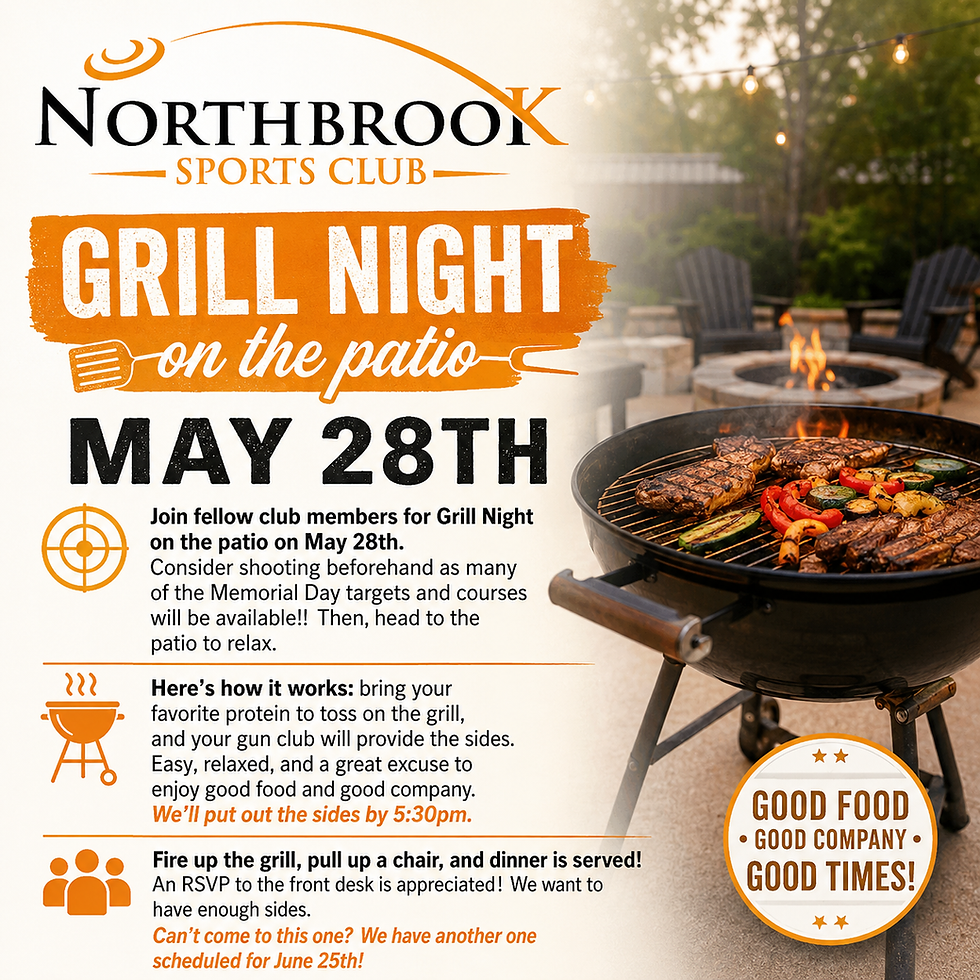 Grill Night May 28th