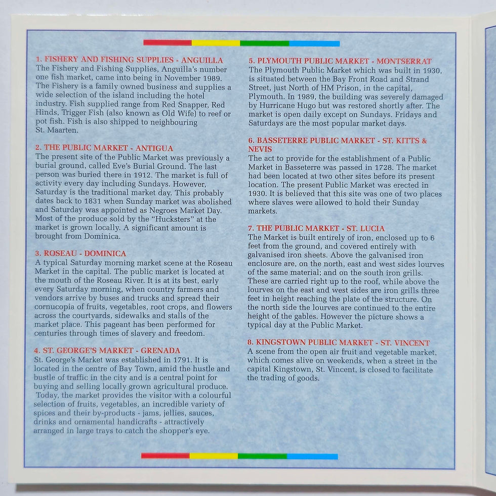 Thumbnail: Eastern Caribbean Central Bank multilingual informational page from Year 2000 issue