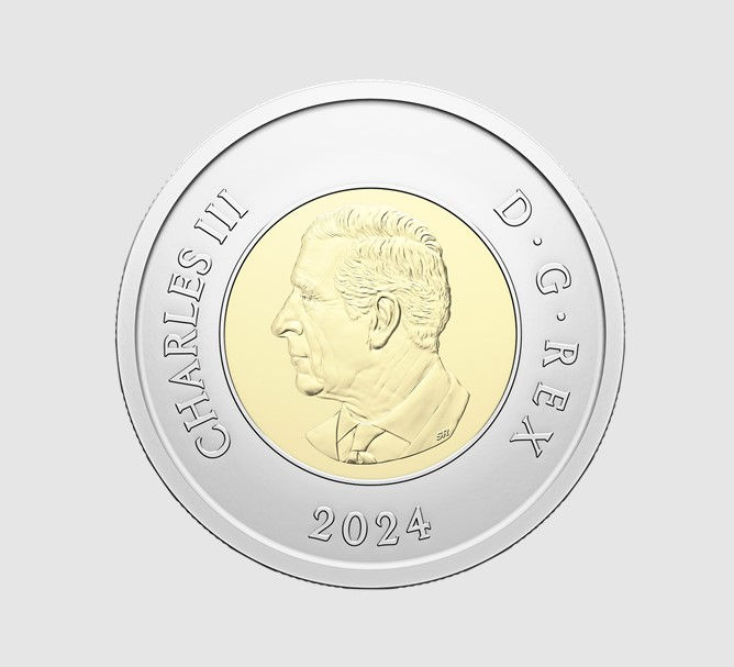 Miniature : 2024 $2 100th Anniversary of the Royal Canadian Air Force Non-colourized