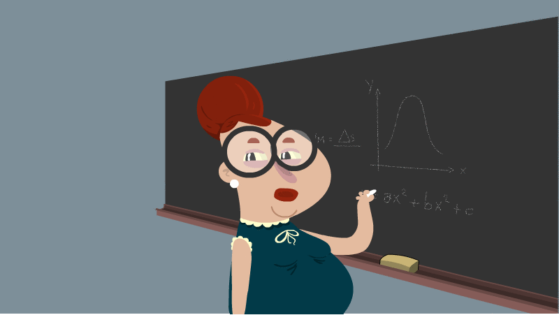 2d flash animation teacher
