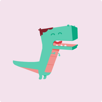 2d flash animation dinosaur