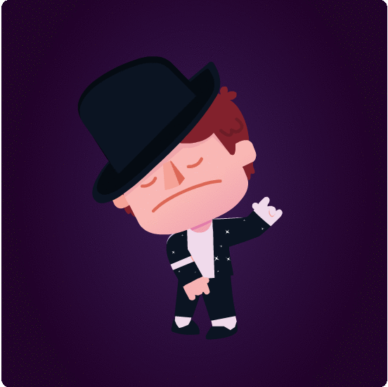 2d flash animation michael jackson