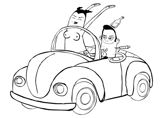 2d flash animation drunk