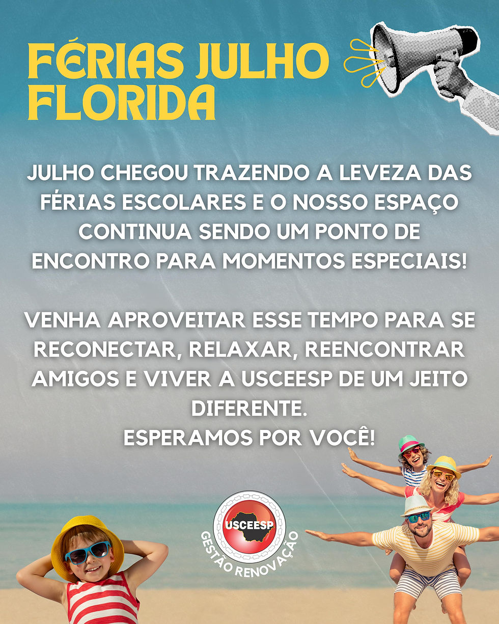 Ferias escolares na colônia Florida