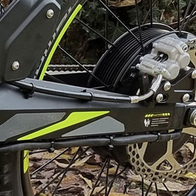 Sella Elettrica Stile Cruiser Per Mountain Bike E Beach Cruiser - Universale In PU - Stealth Bomber Style - Foto 5