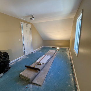 Interior painting. Giving an existing room a fresh coat of paint.