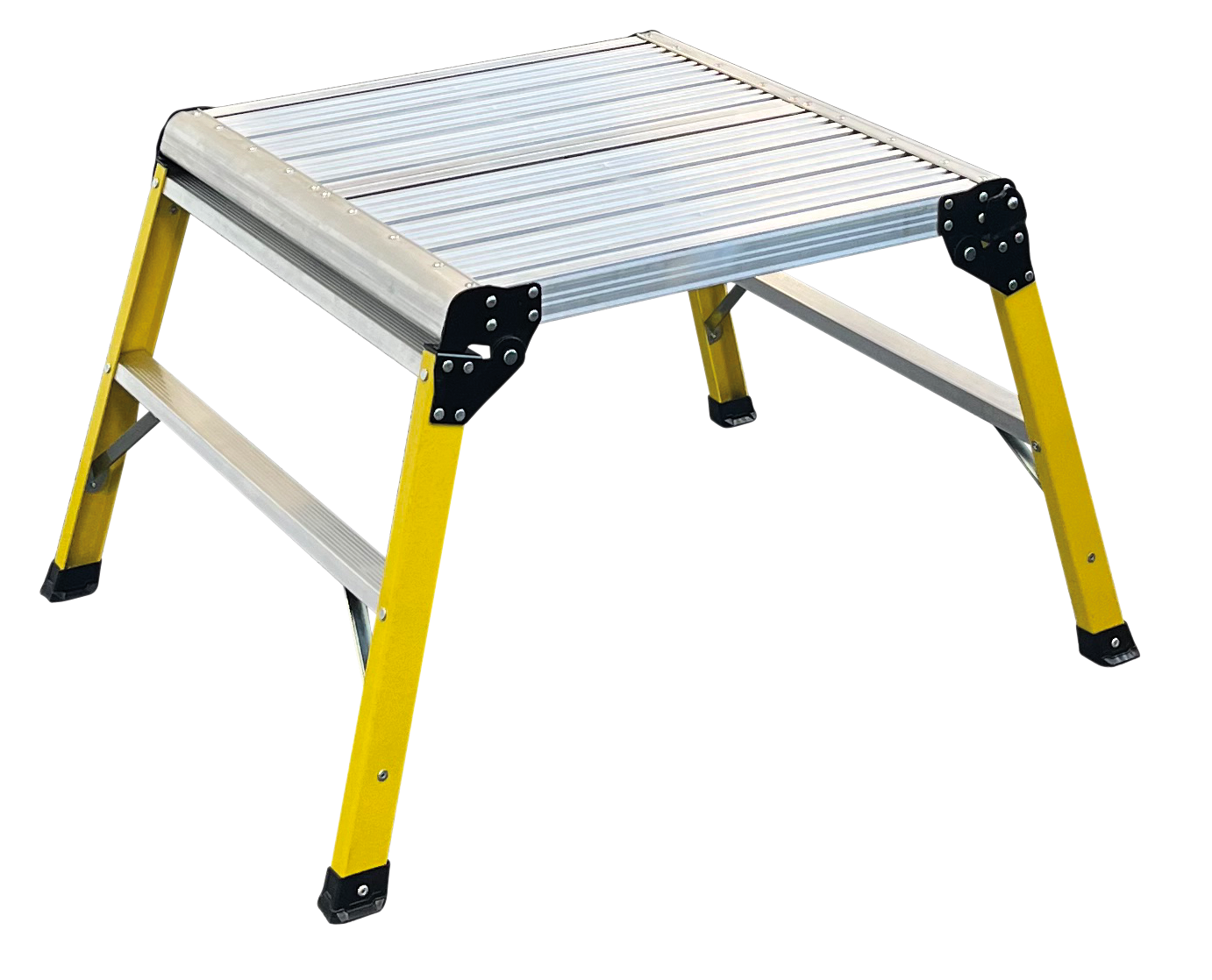 Zarges Fibreglass Hop-Up Work Platform, Double Width