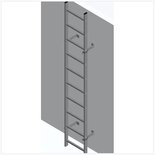 Thumbnail: Hymer Fixed Vertical Ladder 7.28m