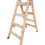 Thumbnail: Wooden Double Sided Standing Rung Ladder 2 x 4