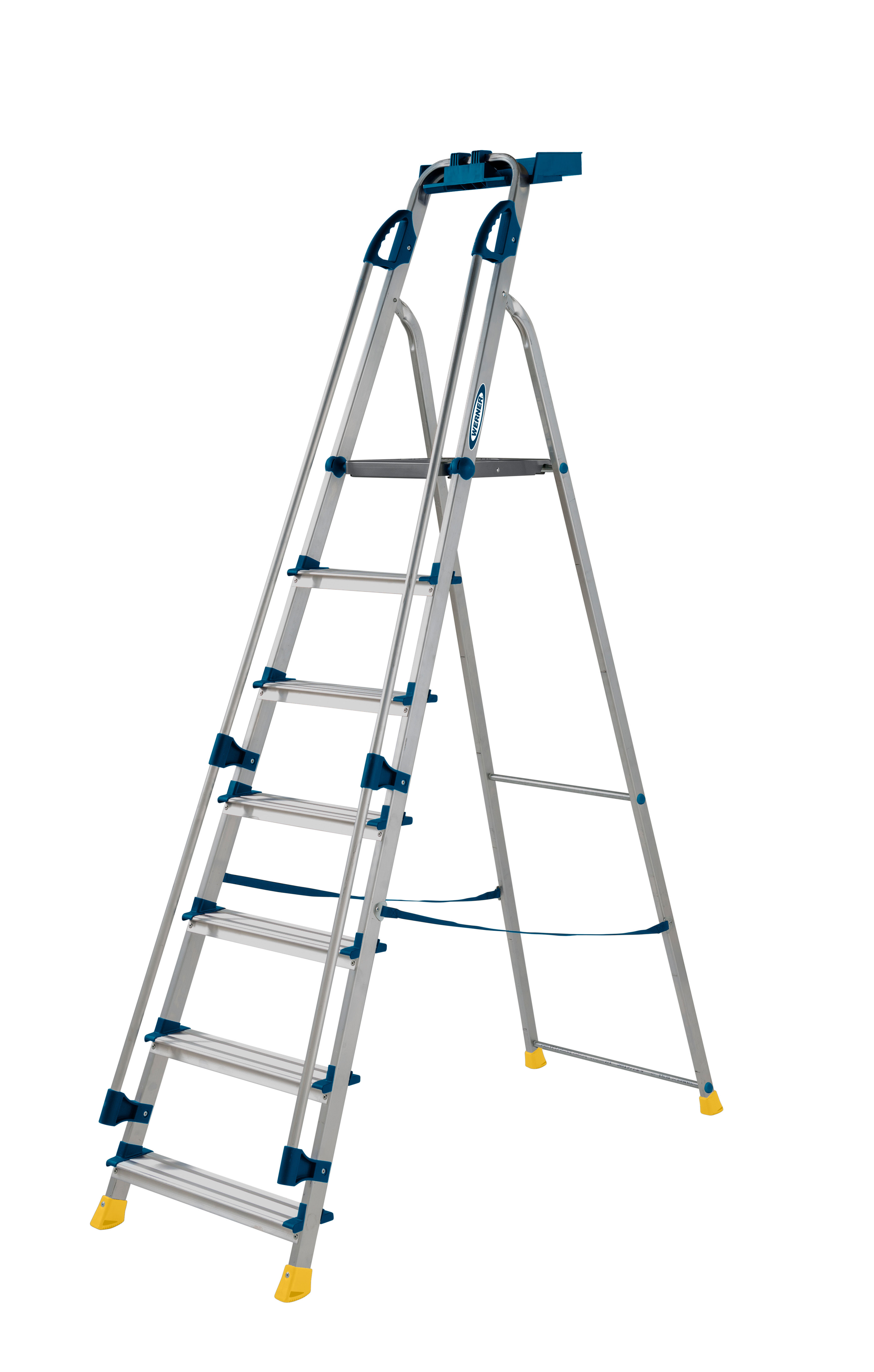 Werner Workstation Platform Stepladder 7 Tread
