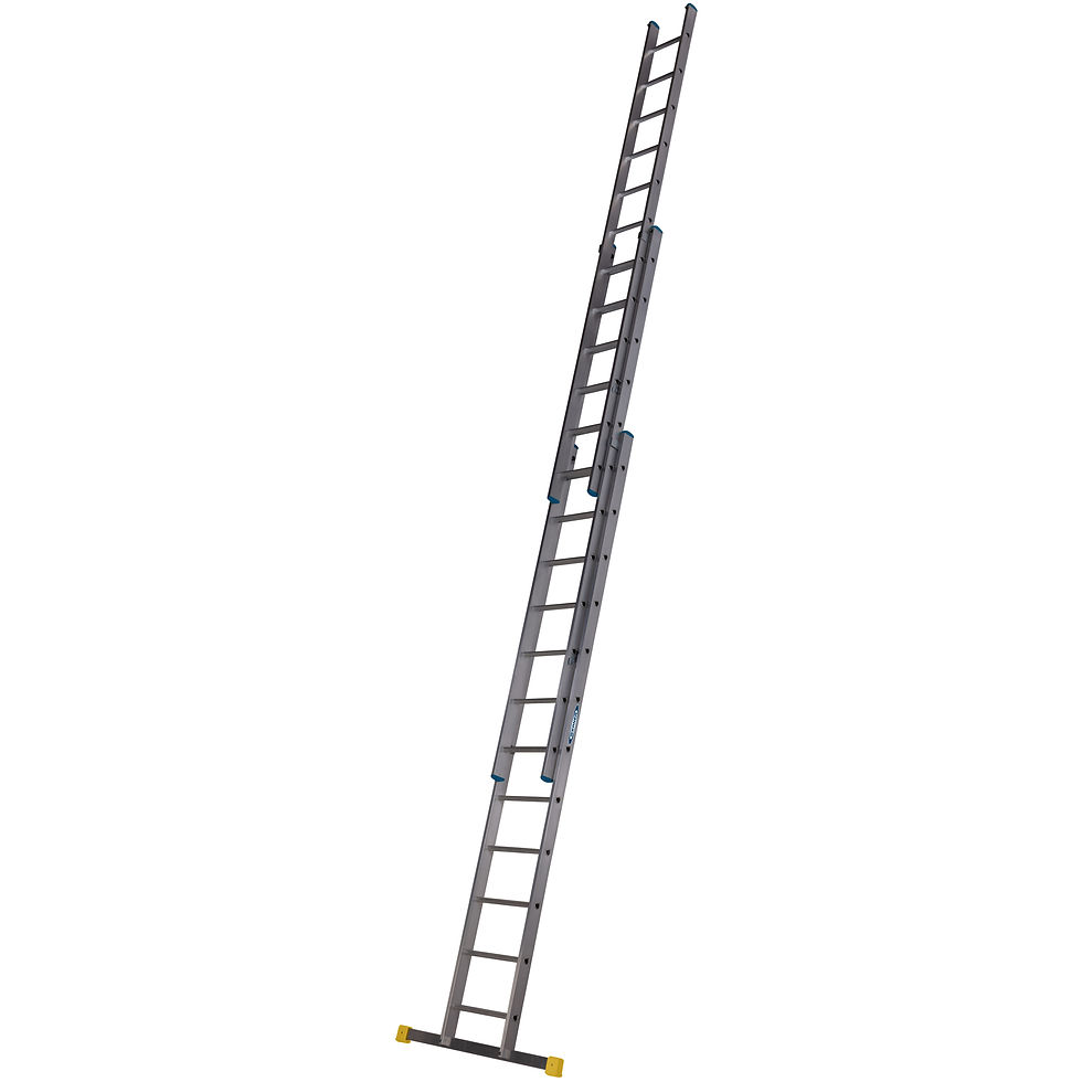 Werner Trade Pro D-Rung Extension Ladder 3.54m Triple