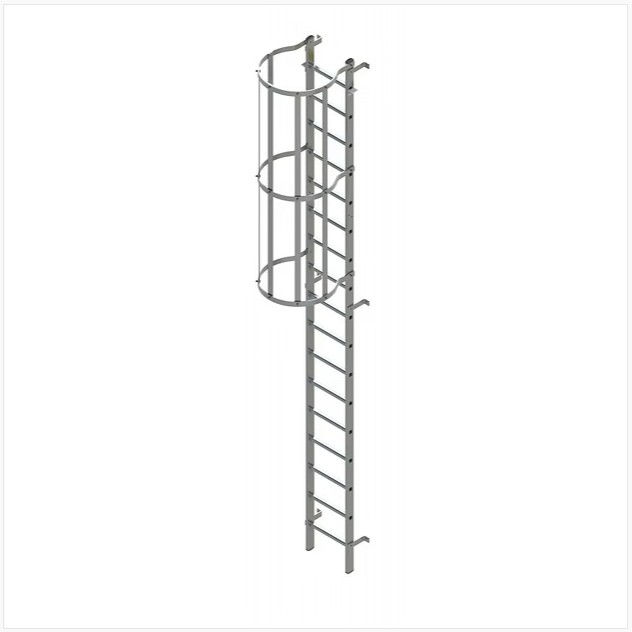 Hymer Fixed Vertical Ladder 3.64m With Roof Hatch Hoops