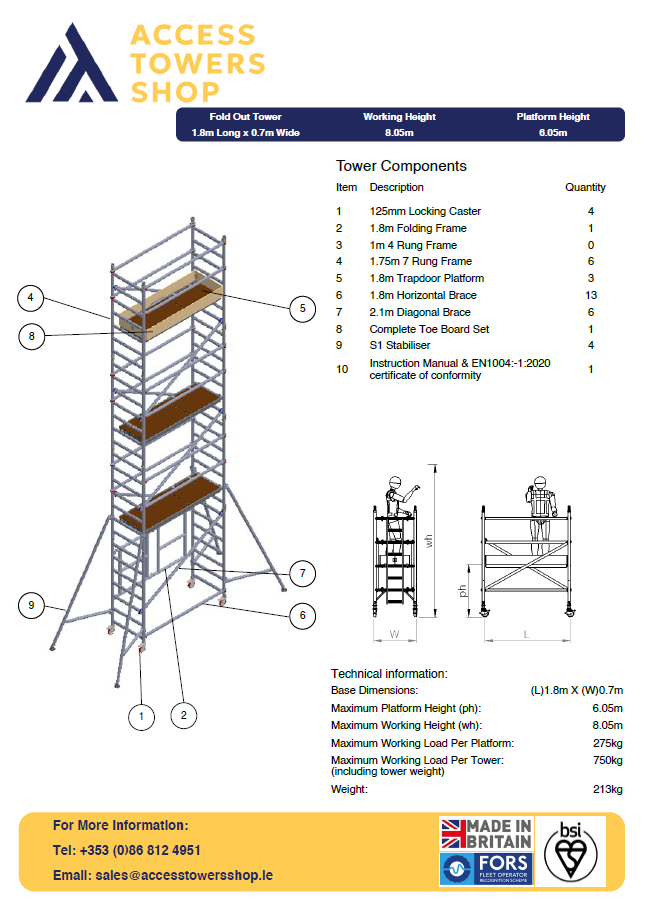 Thumbnail: UTS 700 Folding Towers