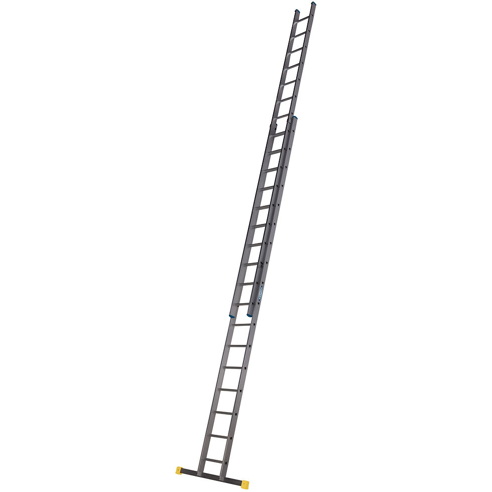Werner Trade Pro D-Rung Extension Ladder 4.94m Double