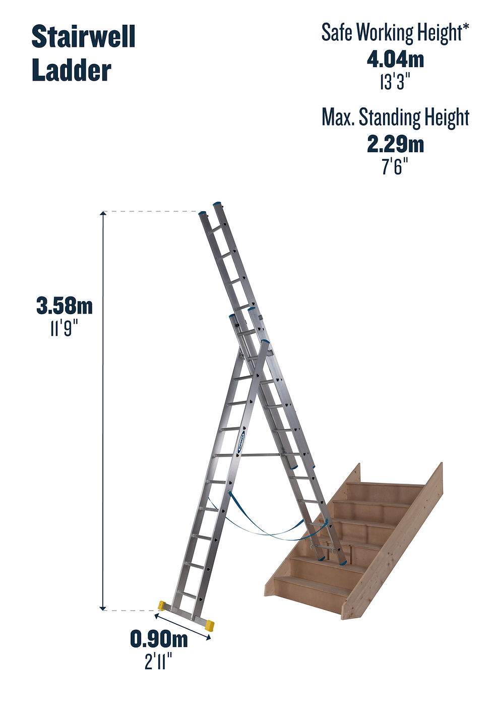 Thumbnail: Werner ExtensionPlus™ X4 2.4m Triple