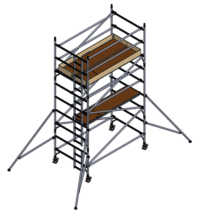 Thumbnail: UTS Access Tower 1.45m (W) x 2.5m (L) 3.7m Platform Height