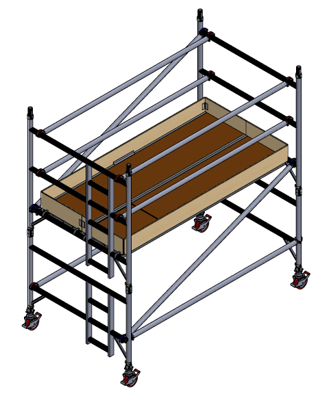Thumbnail: UTS Access Tower 1.45m (W) x 2.5m (L) 1.7m Platform Height