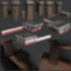 Tower, guard hut and metal-work