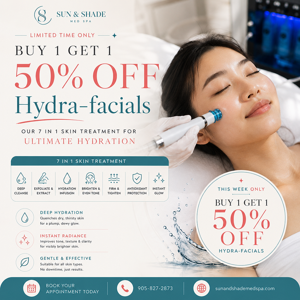 Hydra-facial in Oakville