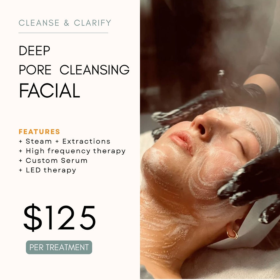 Pore Cleansing Facial Oakville