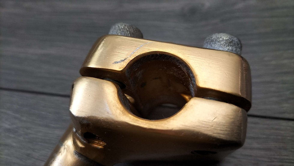 Thumbnail: SR JELLY BEAN Old School late 70's, begin 80'S FADED GOLD bmx stem