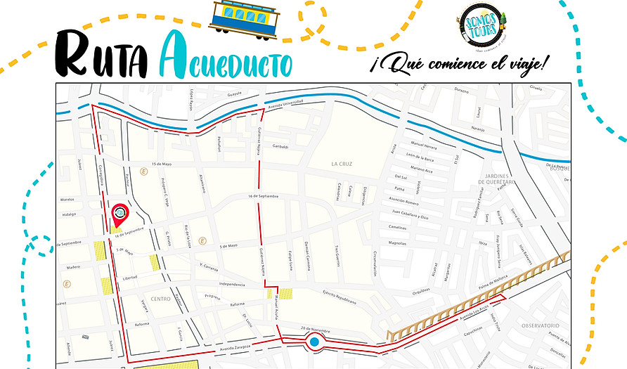 Tour tranvía centro de Querétaro