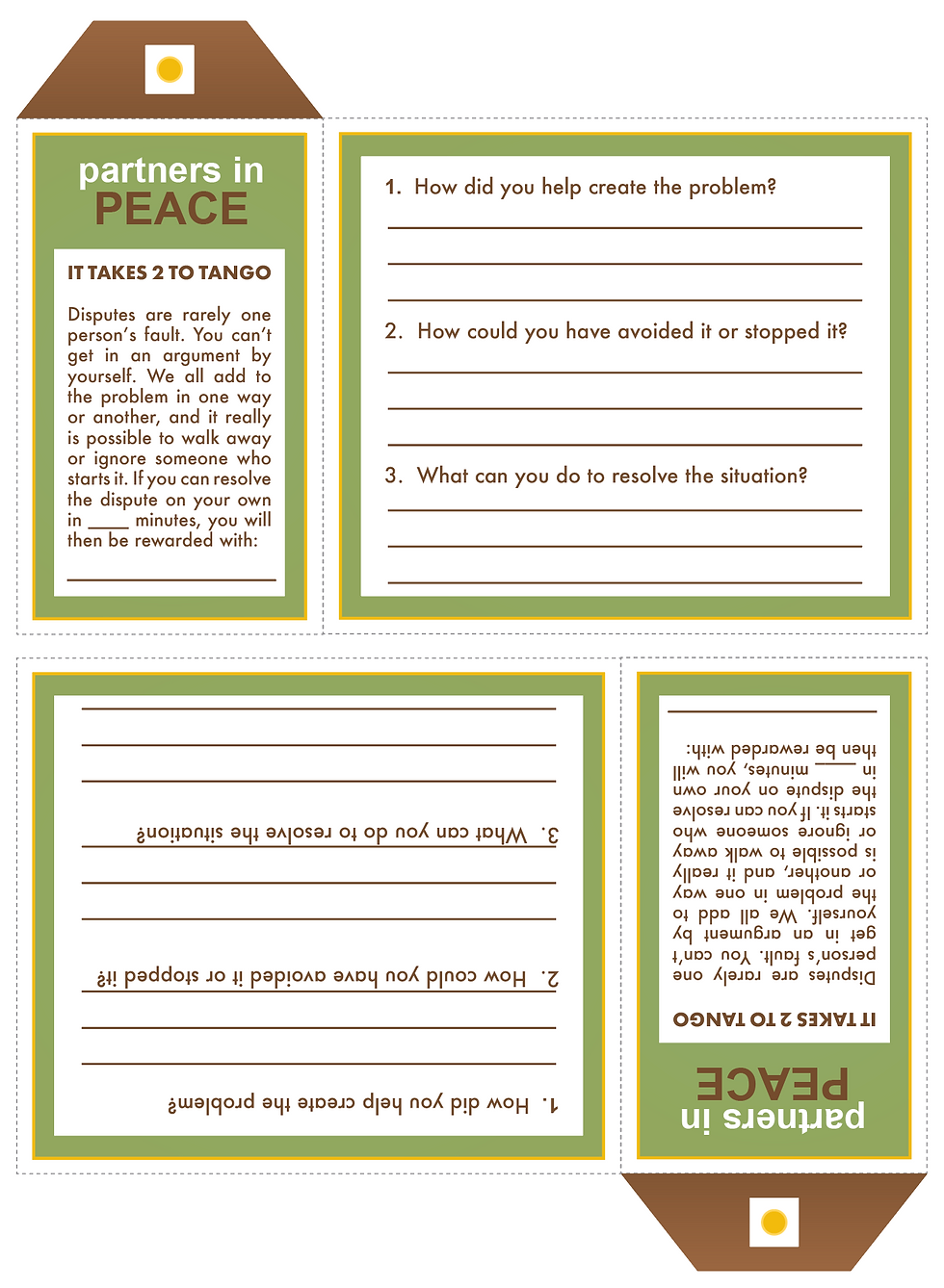 Thumbnail: PARTNERS in PEACE Mini-Tool for EMPATHY