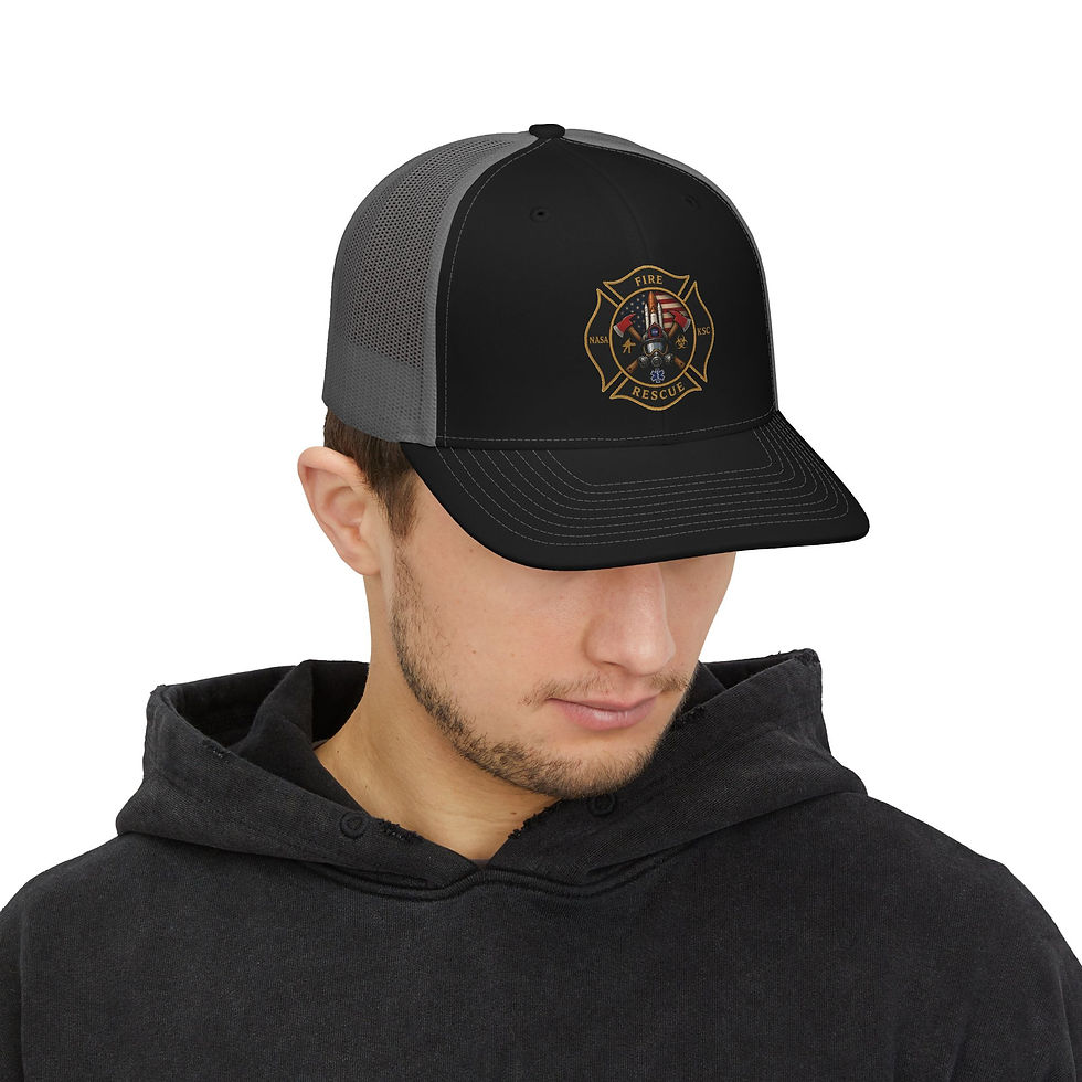 Thumbnail: Fire - Hat Trucker KSCFR  Embroidered Trucker Cap