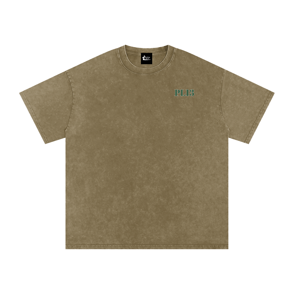 Thumbnail: The Lot - Unavailable.. - Snow Washed Oversized Cotton T-Shirt