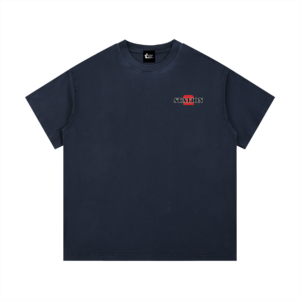 Thumbnail: Fire - Station 2 - KSCFD - Vintage Wash Cotton T-Shirt