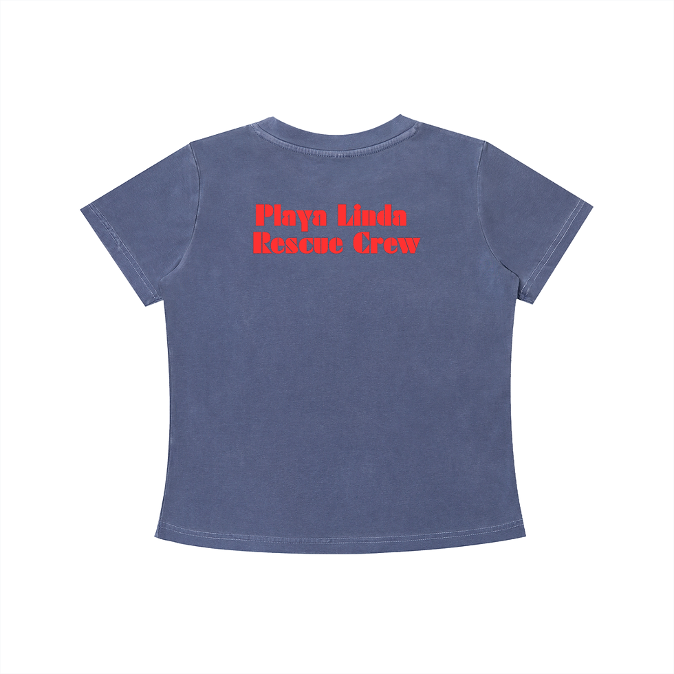 Thumbnail: (W) Fire - ST.2 PLAYA LINDA RESCUE CREW - Vintage Wash Slim Fit T-shirt