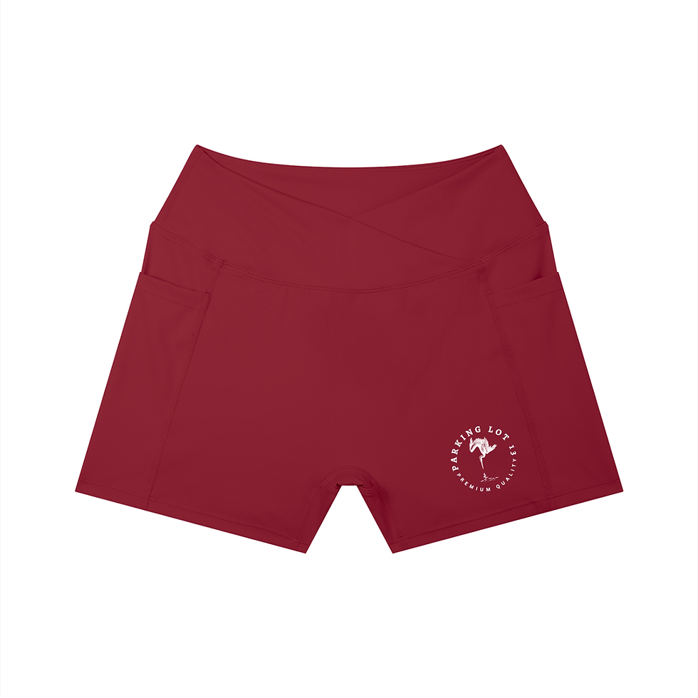 Thumbnail: Fire (W) - KSCFR - Women’s High Rise Pocket Yoga Shorts