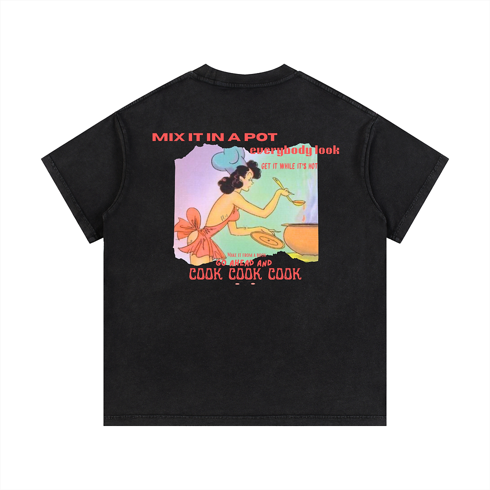 Thumbnail: The Lot - Cook, Cook, Cook - Vintage Wash Cotton T-Shirt