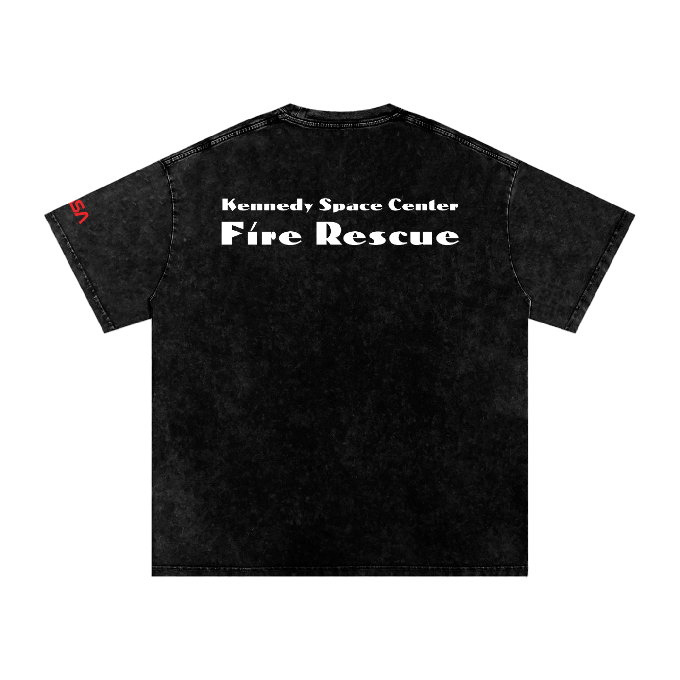 Fire - St. 2 - Snow Washed Oversized Cotton T-Shirt