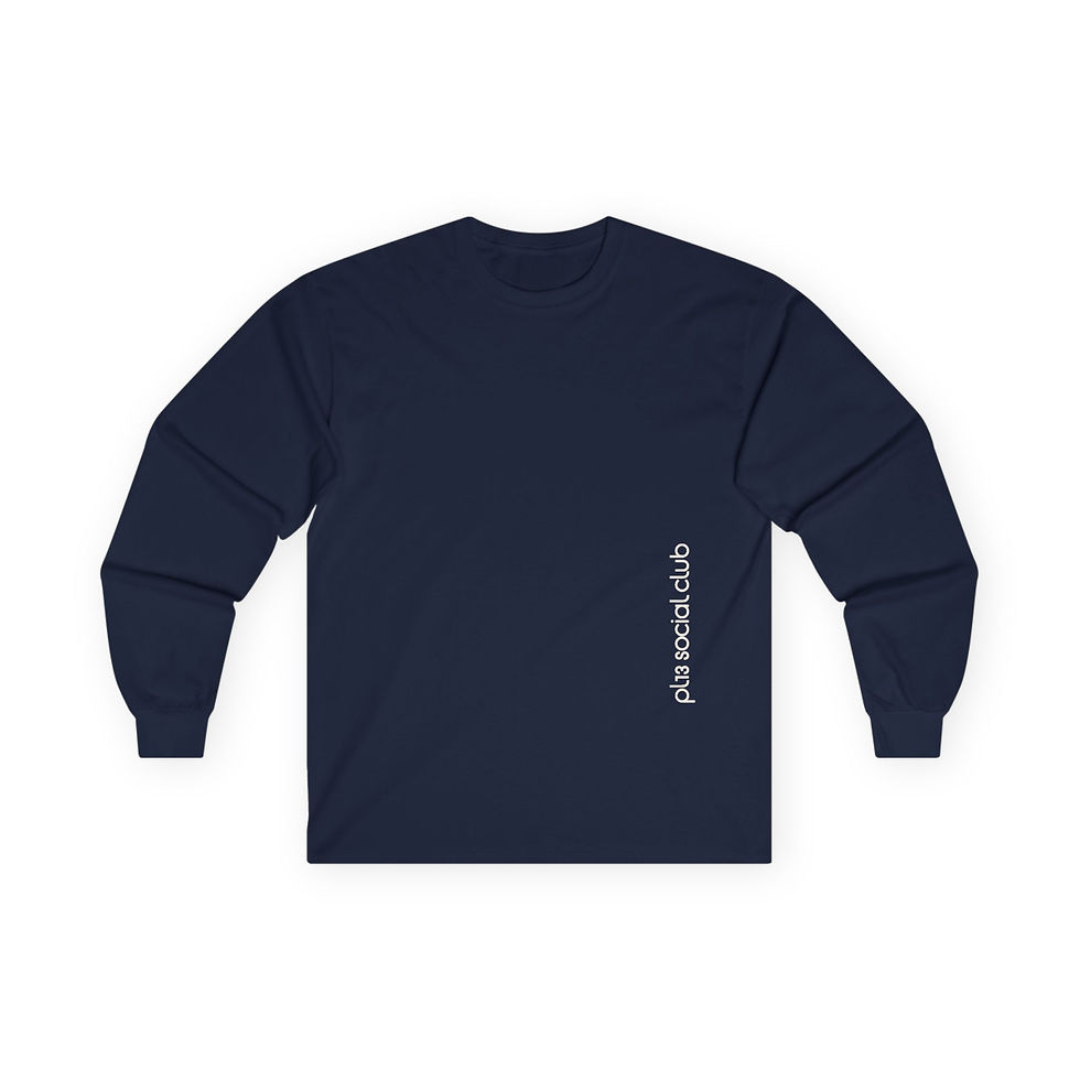 Thumbnail: The Lot - Selectively Social Long Sleeve Tee — Cozy Dogs Animal Crew Design