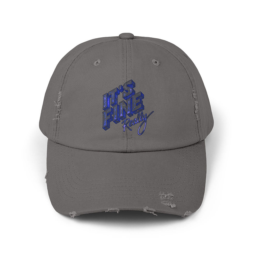 Thumbnail: THE LOT Originals - IT'S FINE, REALLY - Distressed Cap Hat
