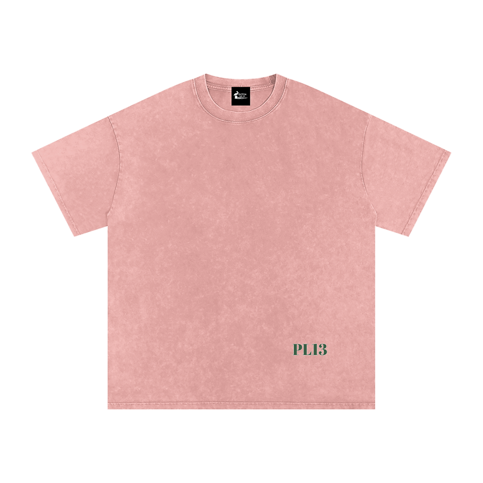 Thumbnail: The Lot - Unavailable For Drama - Snow Washed Oversized Cotton T-Shirt