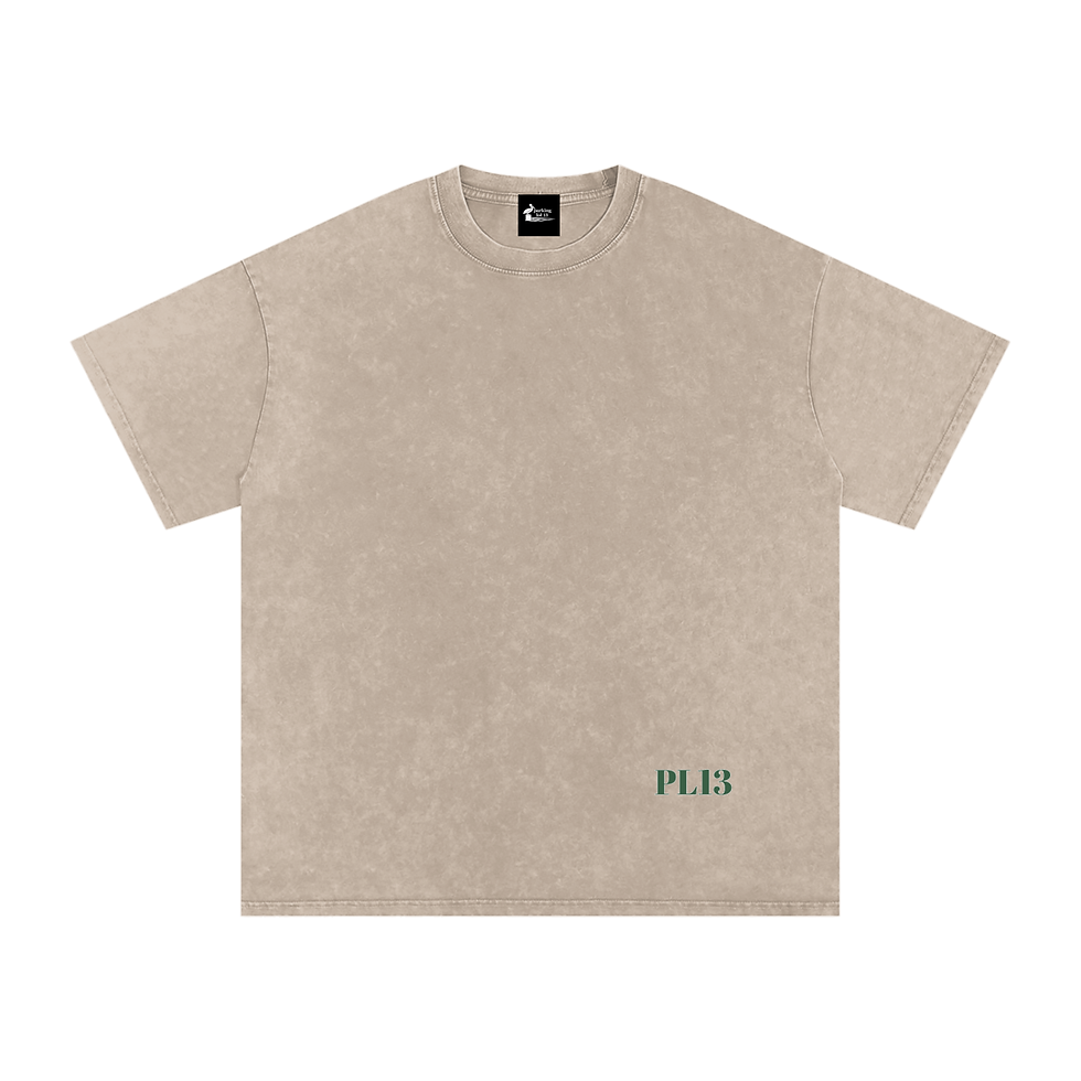 Thumbnail: The Lot - Unavailable For Drama - Snow Washed Oversized Cotton T-Shirt