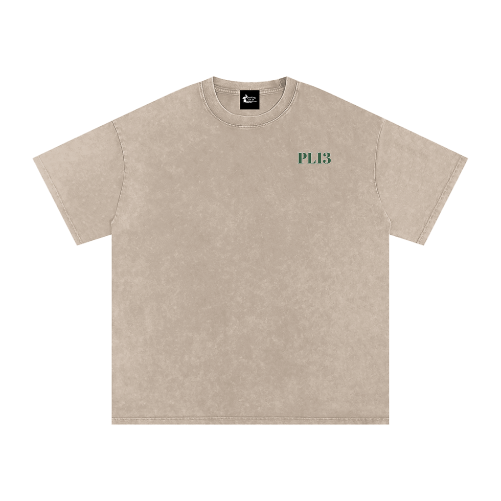 Thumbnail: The Lot - Unavailable.. - Snow Washed Oversized Cotton T-Shirt