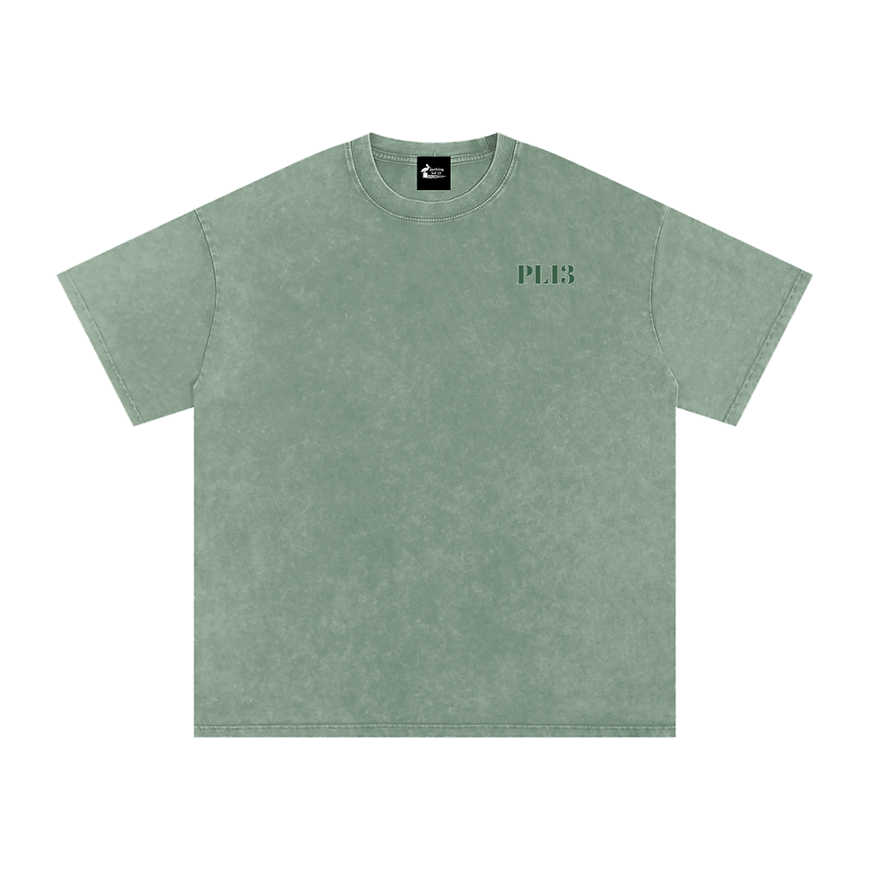 Thumbnail: The Lot - Unavailable.. - Snow Washed Oversized Cotton T-Shirt