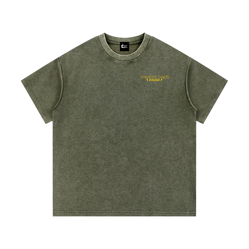 Thumbnail: Canine Circuit YFR - Mineral Wash Waffle Knit T-Shirt