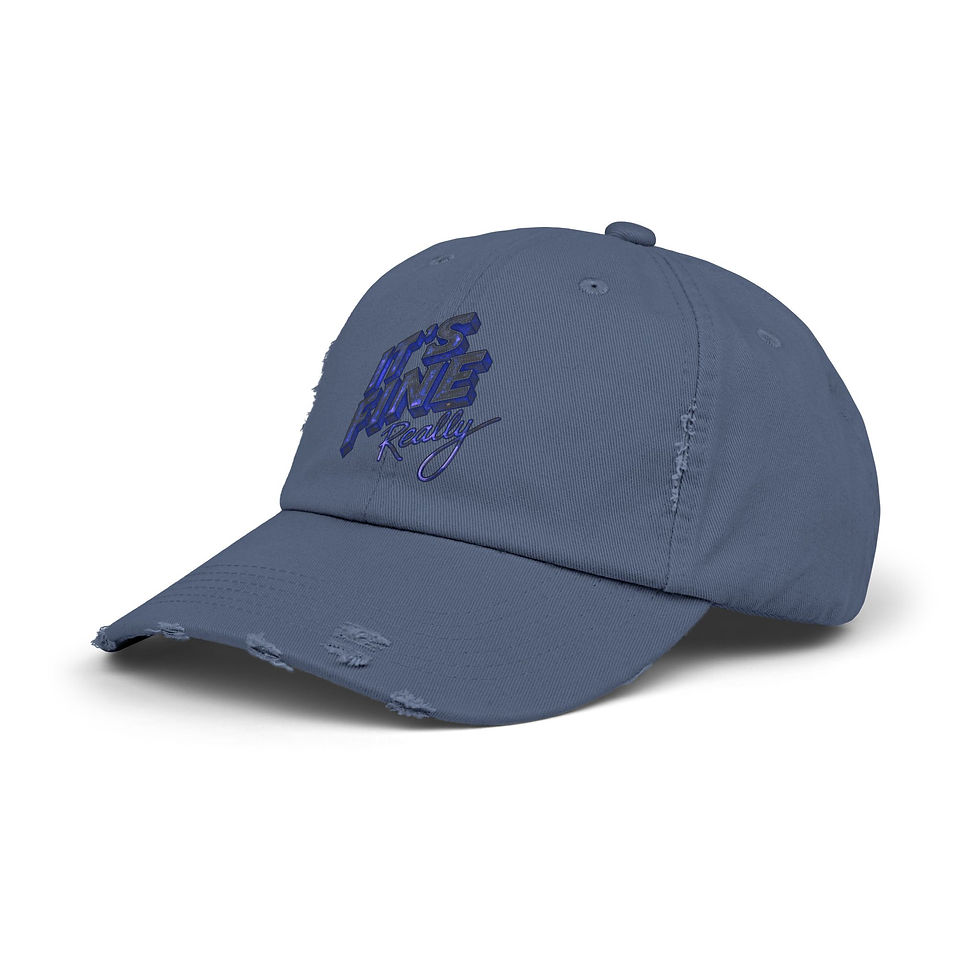 Thumbnail: THE LOT Originals - IT'S FINE, REALLY - Distressed Cap Hat