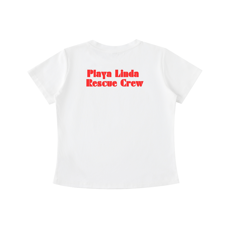 Thumbnail: (W) Fire - ST.2 PLAYA LINDA RESCUE CREW - Vintage Wash Slim Fit T-shirt