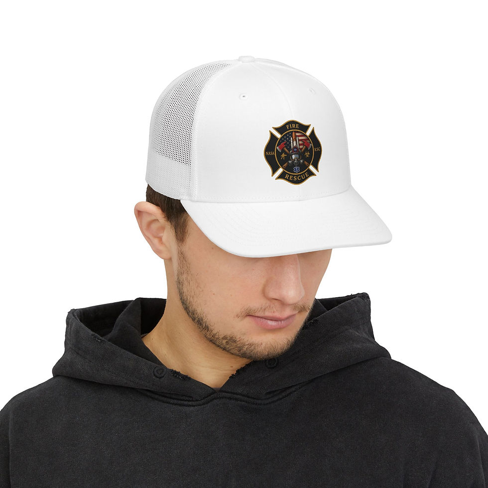 Thumbnail: Fire - Hat Trucker KSCFR  Embroidered Trucker Cap