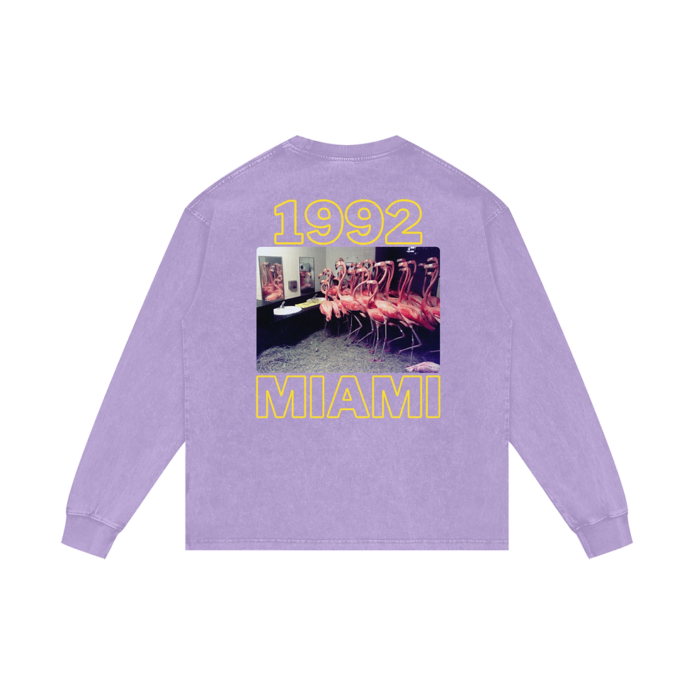 Thumbnail: The Lot - 1992 CAT 5 - Acid Wash Oversize Long Sleeve T-Shirt