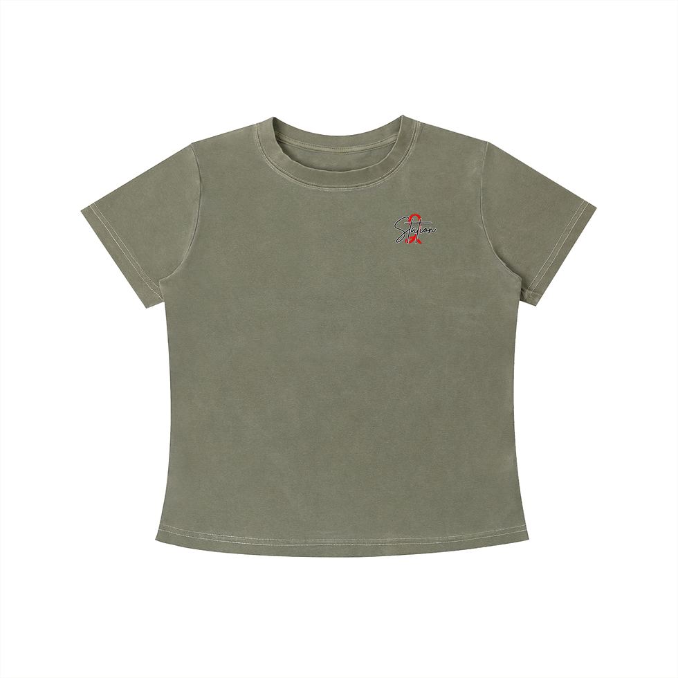 Thumbnail: (W) Fire - ST.2 PLAYA LINDA RESCUE CREW - Vintage Wash Slim Fit T-shirt