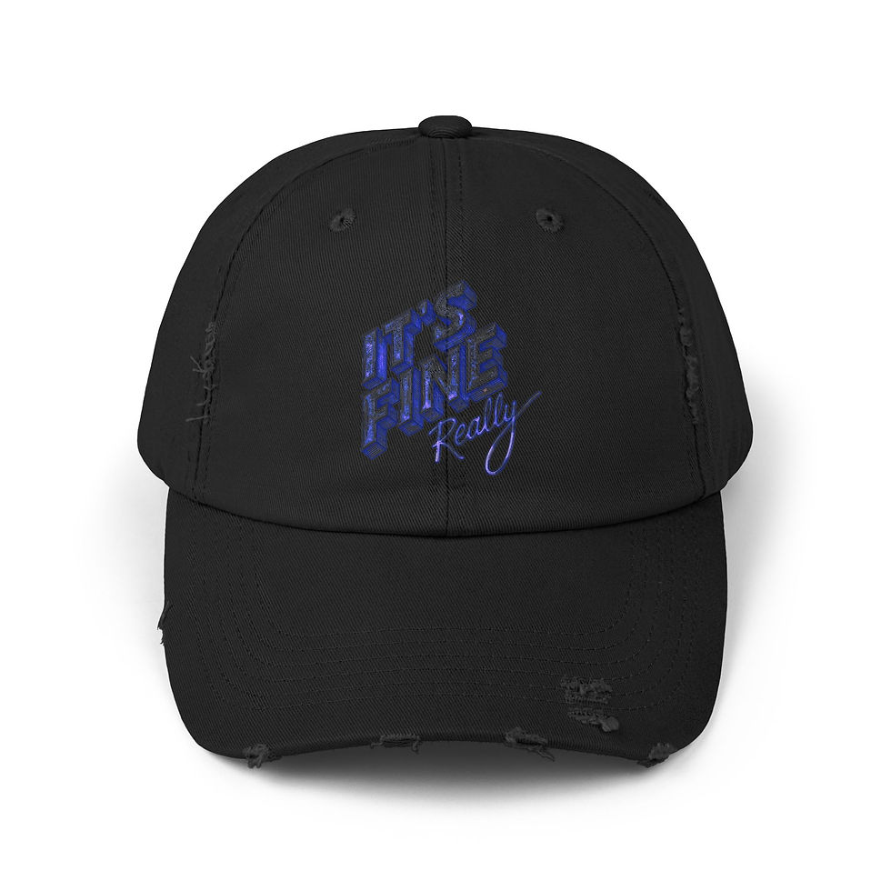 Thumbnail: THE LOT Originals - IT'S FINE, REALLY - Distressed Cap Hat